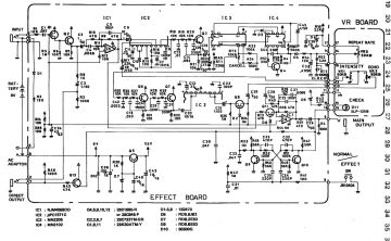 Boss DM 3 schematic circuit diagram